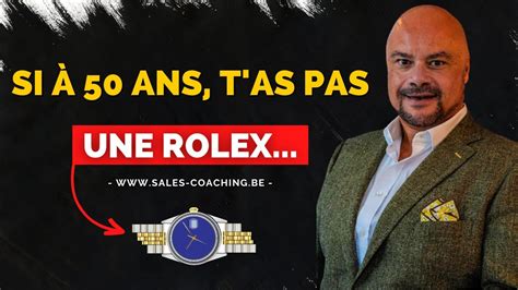 si t'as pas une rolex a 40 ans|qui a dit que je n'ai pas une rolex.